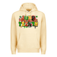 Pina Colada juneteenth free ish since 1865 Premium Hoodie - LillyAllenDesigns