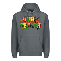 Rock juneteenth free ish since 1865 Premium Hoodie - LillyAllenDesigns
