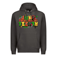 Smoke juneteenth free ish since 1865 Premium Hoodie - LillyAllenDesigns