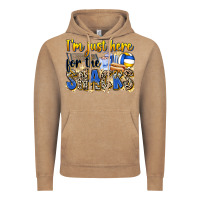 Vintage Coffee i'm just here for the snacks volleyball Vintage Hoodie - Zillion Design Studio