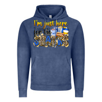 Vintage Denim i'm just here for the snacks volleyball Vintage Hoodie - Zillion Design Studio