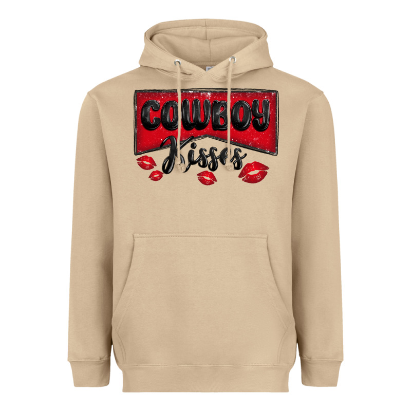 Cowboy Kisses Heavyweight Hoodie by MaliasSmallBusiness | Teevron