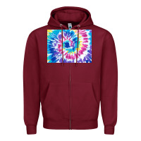 Burgundy tie dye background colourful leopard 2 3200x2400 Zipper Hoodie - AdoDesignShop