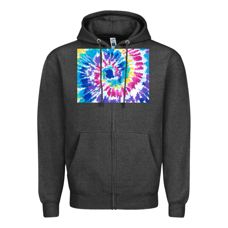 Tie Dye Background Colourful Leopard 2 3200x2400 Zipper Hoodie by AdoDesignShop | Teevron