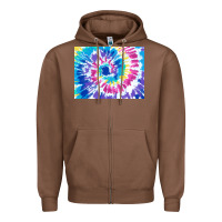 Chestnut tie dye background colourful leopard 2 3200x2400 Zipper Hoodie - AdoDesignShop