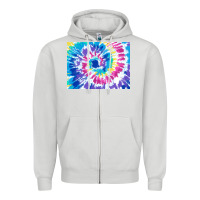 Dove Grey tie dye background colourful leopard 2 3200x2400 Zipper Hoodie - AdoDesignShop