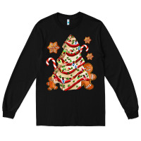 Black christmas tree cake and cookies ado Long Sleeve Tee - AdoDesignShop