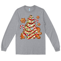 Heather Grey christmas tree cake and cookies ado Long Sleeve Tee - AdoDesignShop