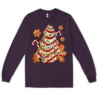 Plum christmas tree cake and cookies ado Long Sleeve Tee - AdoDesignShop