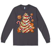 Smoke christmas tree cake and cookies ado Long Sleeve Tee - AdoDesignShop