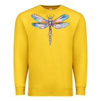 Lemon dragonfly Premium Sweatshirt - MaliasSmallBusiness