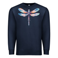Navy dragonfly Premium Sweatshirt - MaliasSmallBusiness
