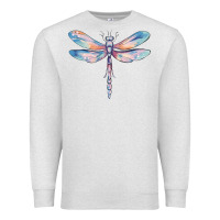 Oatmeal Heather dragonfly Premium Sweatshirt - MaliasSmallBusiness