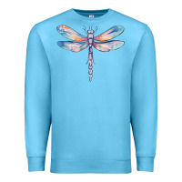Ocean Blue dragonfly Premium Sweatshirt - MaliasSmallBusiness