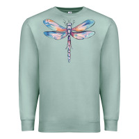 Seafoam dragonfly Premium Sweatshirt - MaliasSmallBusiness