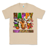 Mushroom happy hallothanksmas Classic Tee - AdoDesignShop
