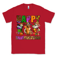 Red happy hallothanksmas Classic Tee - AdoDesignShop