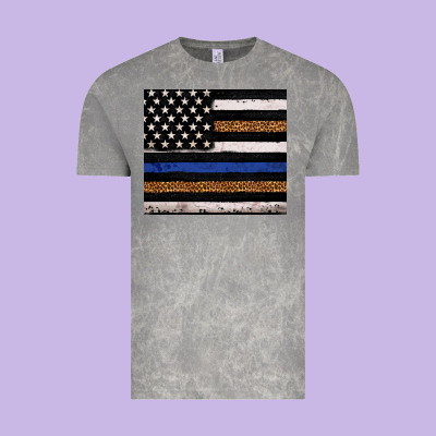 Back To Blue Usa Flag Leopard Police 20oz Tumbler Vintage Tee Designed By Neo Western