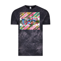Cloud Black pink stitch  christmas Vintage Tee - AdoDesignShop