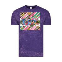 Cloud Purple pink stitch  christmas Vintage Tee - AdoDesignShop