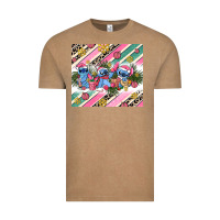 Vintage Coffee pink stitch  christmas Vintage Tee - AdoDesignShop
