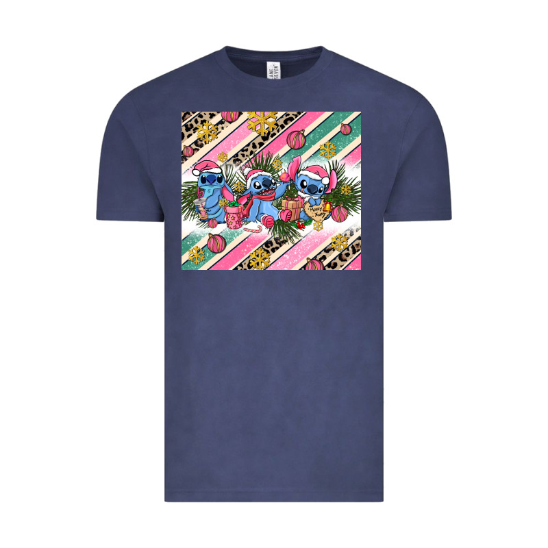 Pink Stitch  Christmas Vintage Tee by AdoDesignShop | Teevron