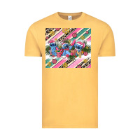 Vintage Mustard pink stitch  christmas Vintage Tee - AdoDesignShop