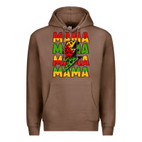 Chestnut mama lightning bolt juneteenth Premium Hoodie - LillyAllenDesigns