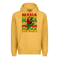 Mustard mama lightning bolt juneteenth Premium Hoodie - LillyAllenDesigns