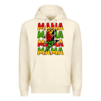 Sandshell mama lightning bolt juneteenth Premium Hoodie - LillyAllenDesigns
