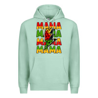 Seafoam mama lightning bolt juneteenth Premium Hoodie - LillyAllenDesigns