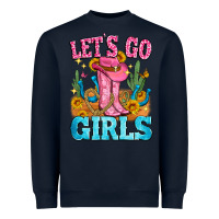 Navy let's go girls Heavyweight Sweatshirt - Zillion Design Studio
