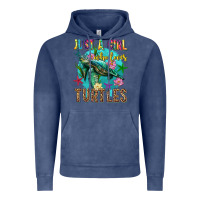 Vintage Denim just a girl who loves turtles Vintage Hoodie - texasbilliewilder