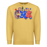Antique Gold 4th of july cna Premium Sweatshirt - NancyCooperArtShop