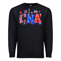 Black 4th of july cna Premium Sweatshirt - NancyCooperArtShop