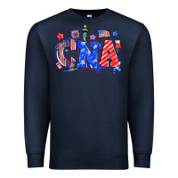 Navy 4th of july cna Premium Sweatshirt - NancyCooperArtShop