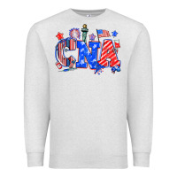 Oatmeal Heather 4th of july cna Premium Sweatshirt - NancyCooperArtShop