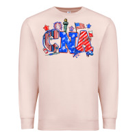 Pale Pink 4th of july cna Premium Sweatshirt - NancyCooperArtShop