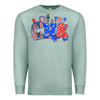 Seafoam 4th of july cna Premium Sweatshirt - NancyCooperArtShop