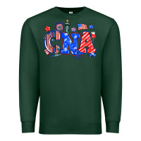 Sports Green 4th of july cna Premium Sweatshirt - NancyCooperArtShop