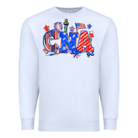 White 4th of july cna Premium Sweatshirt - NancyCooperArtShop