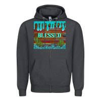 Smoke blessed annd cactus with gemstone tumbler Zipper Hoodie - Artiststas