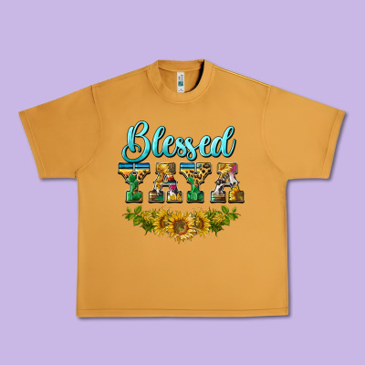 Blessed Yaya Urban Heavy Tee Designed By Barkaloodesign