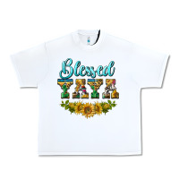 White blessed yaya Urban Heavy Tee - BarkalooDesign
