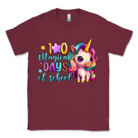 Burgundy 100 magical days of school Classic Tee - Artiststas