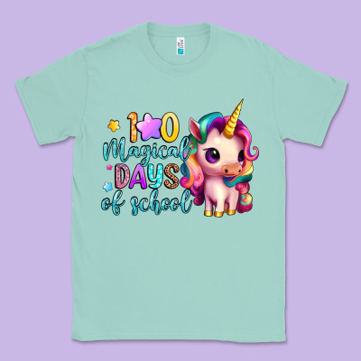 100 Magical Days Of School Classic Tee Designed By Artiststas