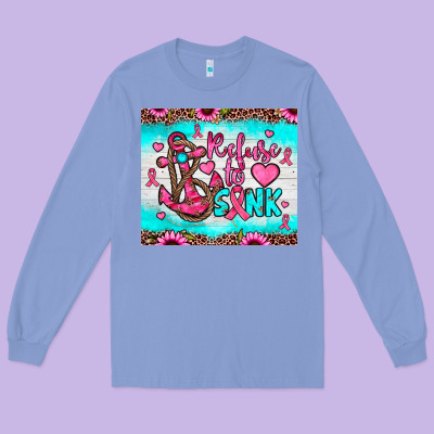 Refuse To Sink Long Sleeve Tee Designed By Jahusdesignshop