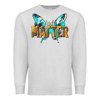 Dove Grey you matter Premium Sweatshirt - NancyCooperArtShop