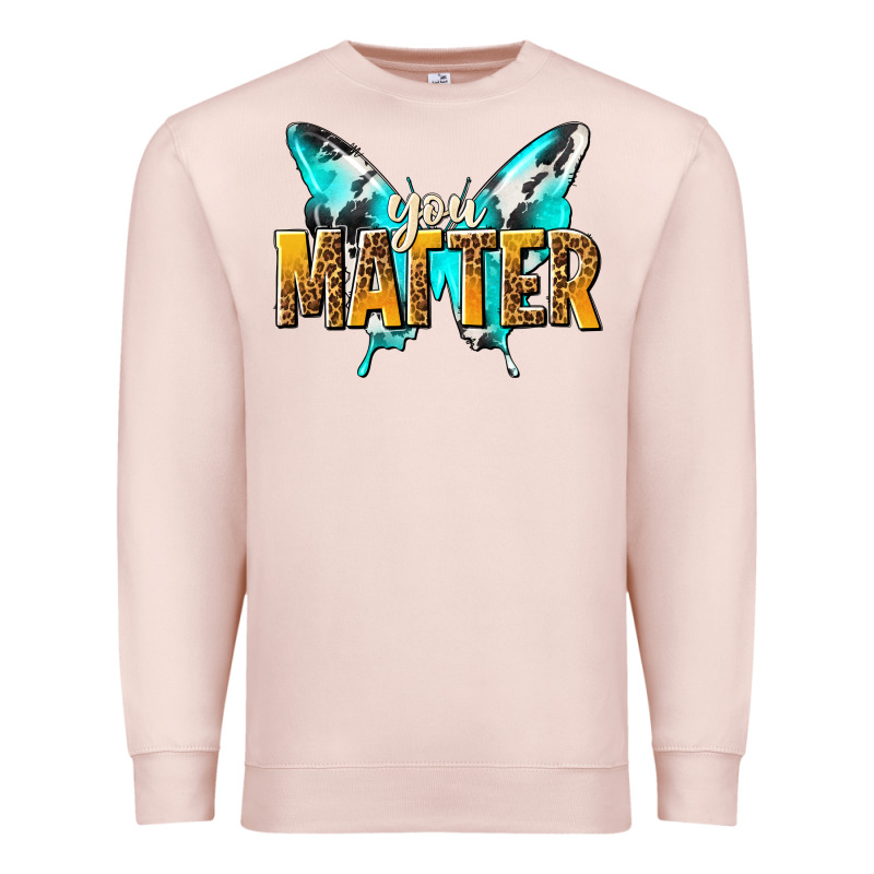 You Matter Premium Sweatshirt by NancyCooperArtShop | Teevron