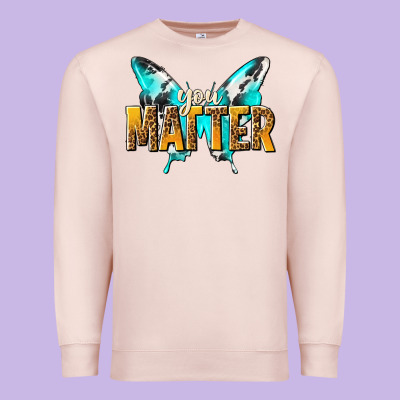 You Matter Premium Sweatshirt Designed By Nancycooperartshop